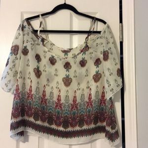 Off the shoulder blouse